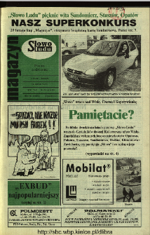 Słowo Ludu 1994, XLV, nr 41 (magazyn)