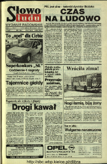 Słowo Ludu 1994, XLV, nr 43 (wydanie radomskie)