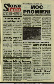 Słowo Ludu 1994, XLV, nr 171 (wydanie radomskie)