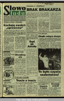 Słowo Ludu 1995, XLV, nr 127 (radomskie)