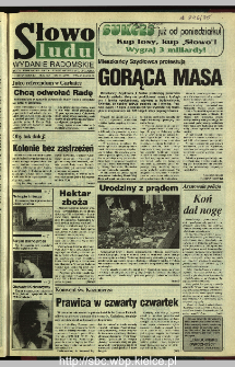 Słowo Ludu 1995, XLV, nr 174(radomskie)