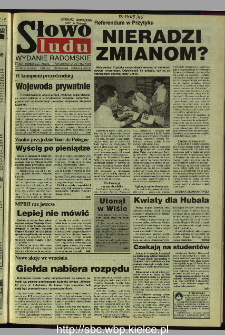 Słowo Ludu 1995, XLV, nr 192 (radomskie)