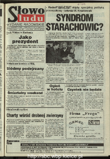 Słowo Ludu 1995, XLV, nr 240 (radomskie)