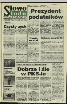 Słowo Ludu 1995, XLV, nr 256 (radomskie)
