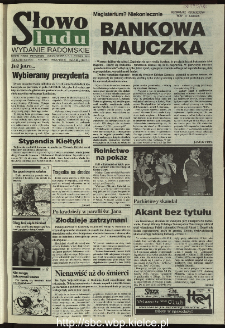 Słowo Ludu 1995, XLV, nr 267 (radomskie)
