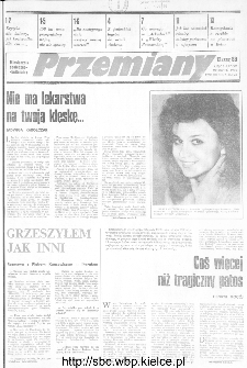 Przemiany : miesięcznik społeczno-kulturalny, 1988, R.19, grudzień