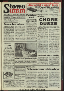 Słowo Ludu 1996, XLV, nr 26 (Nad Wisłą i Kamienną)