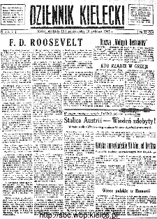 Dziennik Kielecki, 1945, R.1, nr 33(53)