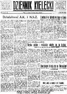 Dziennik Kielecki, 1945, R.1, nr 41(61)