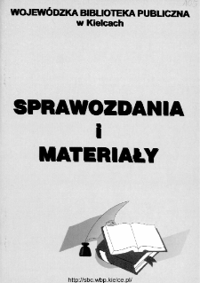 Sprawozdania i materiały za rok 1998, nr 10