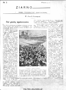 Ziarno : pismo tygodniowe ilustrowane 1908, nr 5