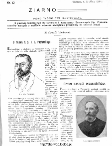 Ziarno : pismo tygodniowe ilustrowane 1908, nr 12