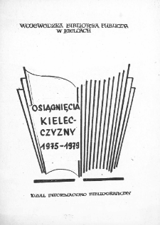 Osiągnięcia Kielecczyzny 1975-1979 : [bibliografia]