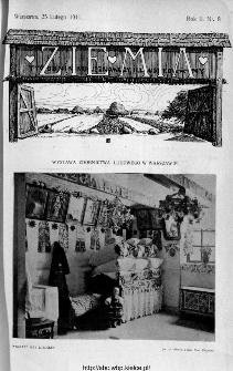 Ziemia : tygodnik krajoznawczy ilustrowany 1911, nr 8