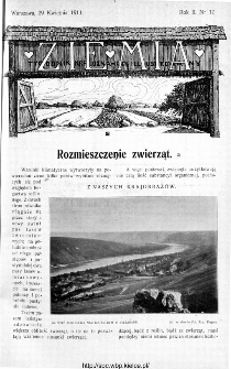 Ziemia : tygodnik krajoznawczy ilustrowany 1911, nr 17
