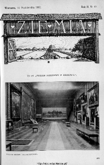 Ziemia : tygodnik krajoznawczy ilustrowany 1911, nr 41