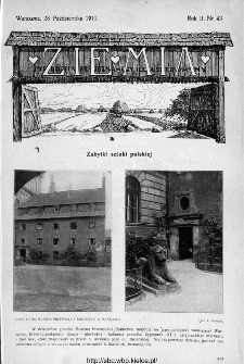 Ziemia : tygodnik krajoznawczy ilustrowany 1911, nr 43