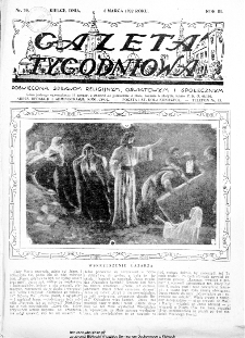 Gazeta Tygodniowa. Poświęcona sprawom religijnym, oświatowym i społecznym,1932, R.3, nr 10