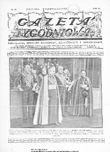 Gazeta Tygodniowa. Poświęcona sprawom religijnym, oświatowym i społecznym,1932, R.3, nr 23