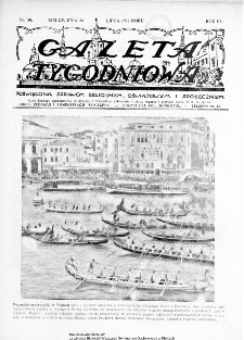Gazeta Tygodniowa. Poświęcona sprawom religijnym, oświatowym i społecznym,1932, R.3, nr 30