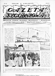 Gazeta Tygodniowa. Poświęcona sprawom religijnym, oświatowym i społecznym,1932, R.3, nr 31