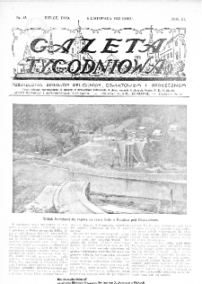 Gazeta Tygodniowa. Poświęcona sprawom religijnym, oświatowym i społecznym,1932, R.3, nr 45