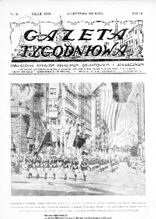 Gazeta Tygodniowa. Poświęcona sprawom religijnym, oświatowym i społecznym,1932, R.3, nr 47