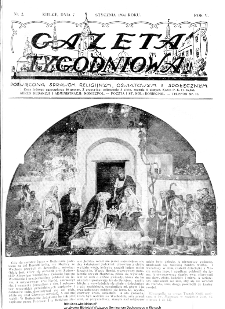 Gazeta Tygodniowa. Poświęcona sprawom religijnym, oświatowym i społecznym,1934, R.4, nr 2