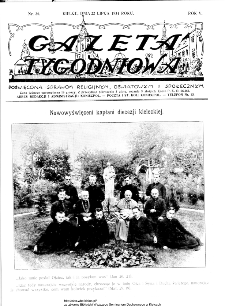 Gazeta Tygodniowa. Poświęcona sprawom religijnym, oświatowym i społecznym,1934, R.4, nr 30