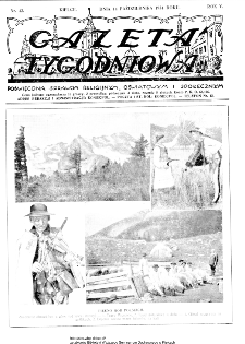 Gazeta Tygodniowa. Poświęcona sprawom religijnym, oświatowym i społecznym,1934, R.4, nr 42