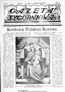 Gazeta Tygodniowa. Poświęcona sprawom religijnym, oświatowym i społecznym 1939, nr 18