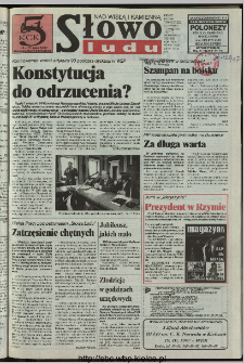 Słowo Ludu 1997, XLVIII, nr 89 (Nad Wisłą i Kamienną)
