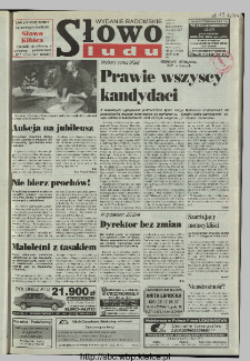 Słowo Ludu 1997, XLVIII, nr 101 (radomskie)