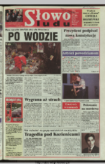 Słowo Ludu 1997, XLVIII, nr 163 (wydanie AB)