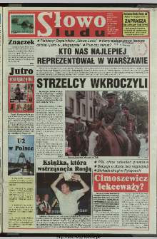 Słowo Ludu 1997, XLVIII, nr 186 (wydanie AB)