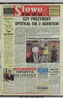 Słowo Ludu 1997, XLVIII, nr 195 (wydanie ABC)