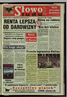 Słowo Ludu 1997, XLVIII, nr 239 (wydanie ABC)