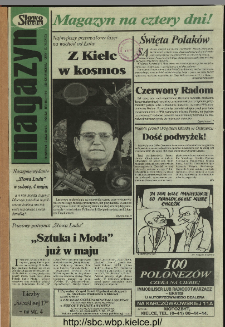 Słowo Ludu 1996, XLV, nr 101 (magazyn)