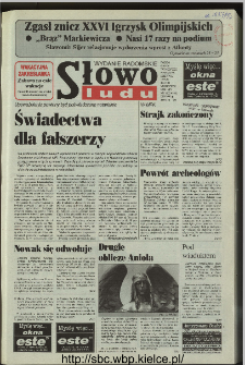 Słowo Ludu 1996, XLV, nr 180 (radomskie)