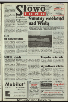 Słowo Ludu 1996, XLV, nr 186 (tarnobrzeskie)