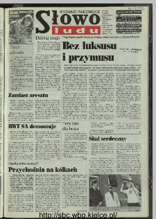 Słowo Ludu 1996, XLV, nr 199 (radomskie)