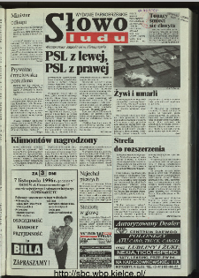 Słowo Ludu 1996, XLV, nr 255 (tarnobrzeskie)