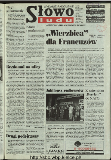 Słowo Ludu 1996, XLV, nr 267 (radomskie)