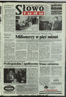 Słowo Ludu 1996, XLV, nr 273 (W4)