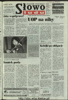 Słowo Ludu 1996, XLV, nr 279 (radomskie)