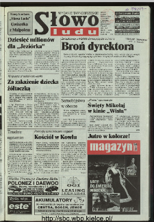 Słowo Ludu 1996, XLV, nr 281 (tarnobrzeskie)