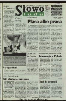 Słowo Ludu 1996, XLV, nr 283 (radomskie)
