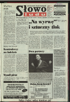 Słowo Ludu 1996, XLV, nr 290 (radomskie)