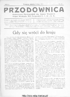 Przodownica : ilustrowany dwutygodnik dla kobiet wiejskich : organ Wydziału K&oacute;ł Gospodyń C.T.O. i K.R 1931, nr 14