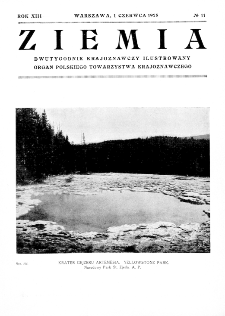 Ziemia : dwutygodnik krajoznawczy ilustrowany 1928, R.XIII, nr 11